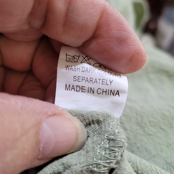 (3403-5) No Name Tag, Women's Green Dress , Slip on, Size XXL, - Picture 10 of 12